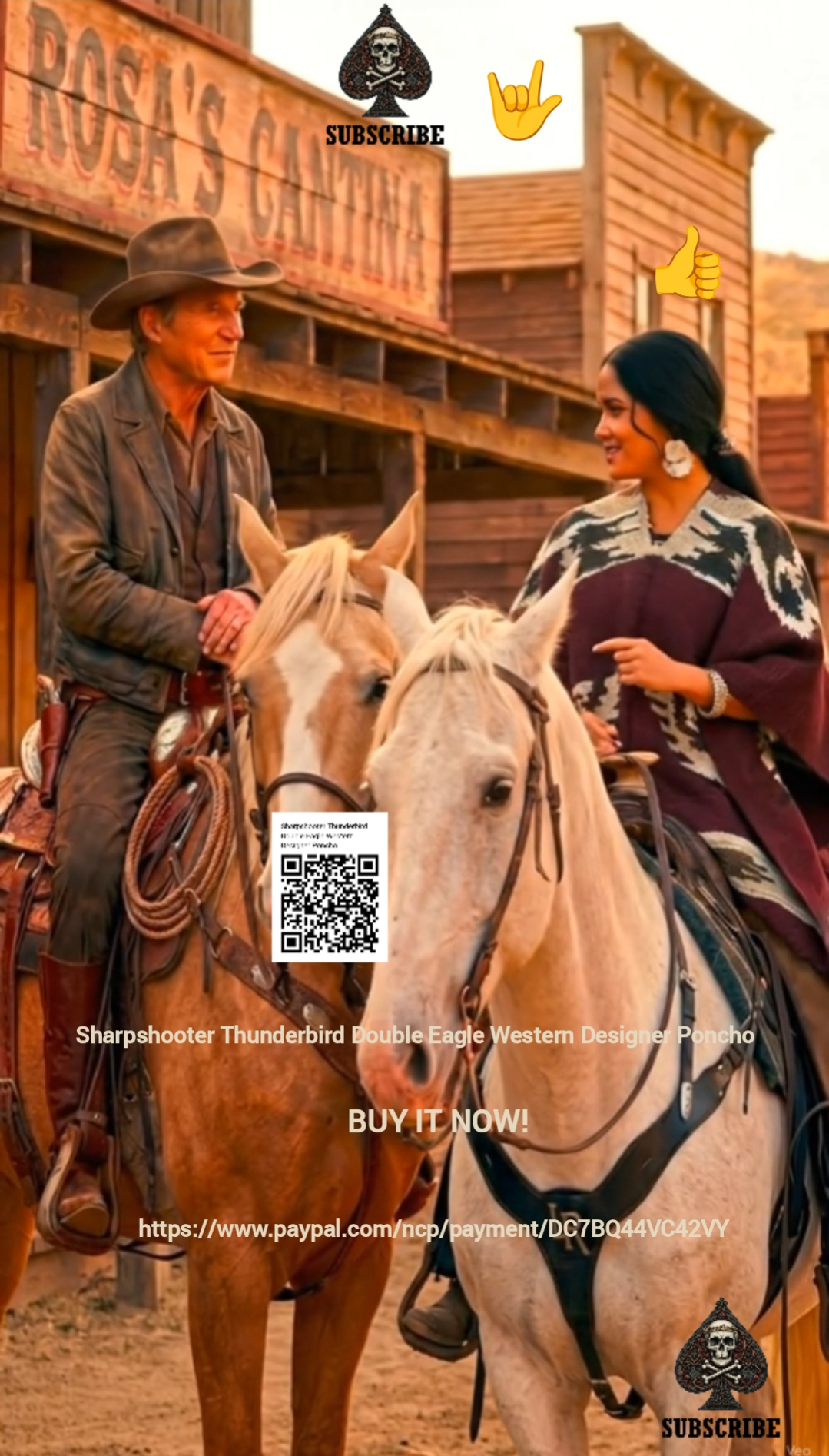 Cabernet-Sharpshooter-Thunderbird-Double-Eagle-Western-Designer-Poncho (2)